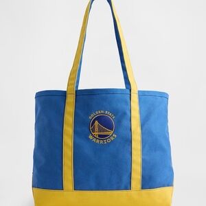 GAP Blue and Yellow Warriors Tote NWT